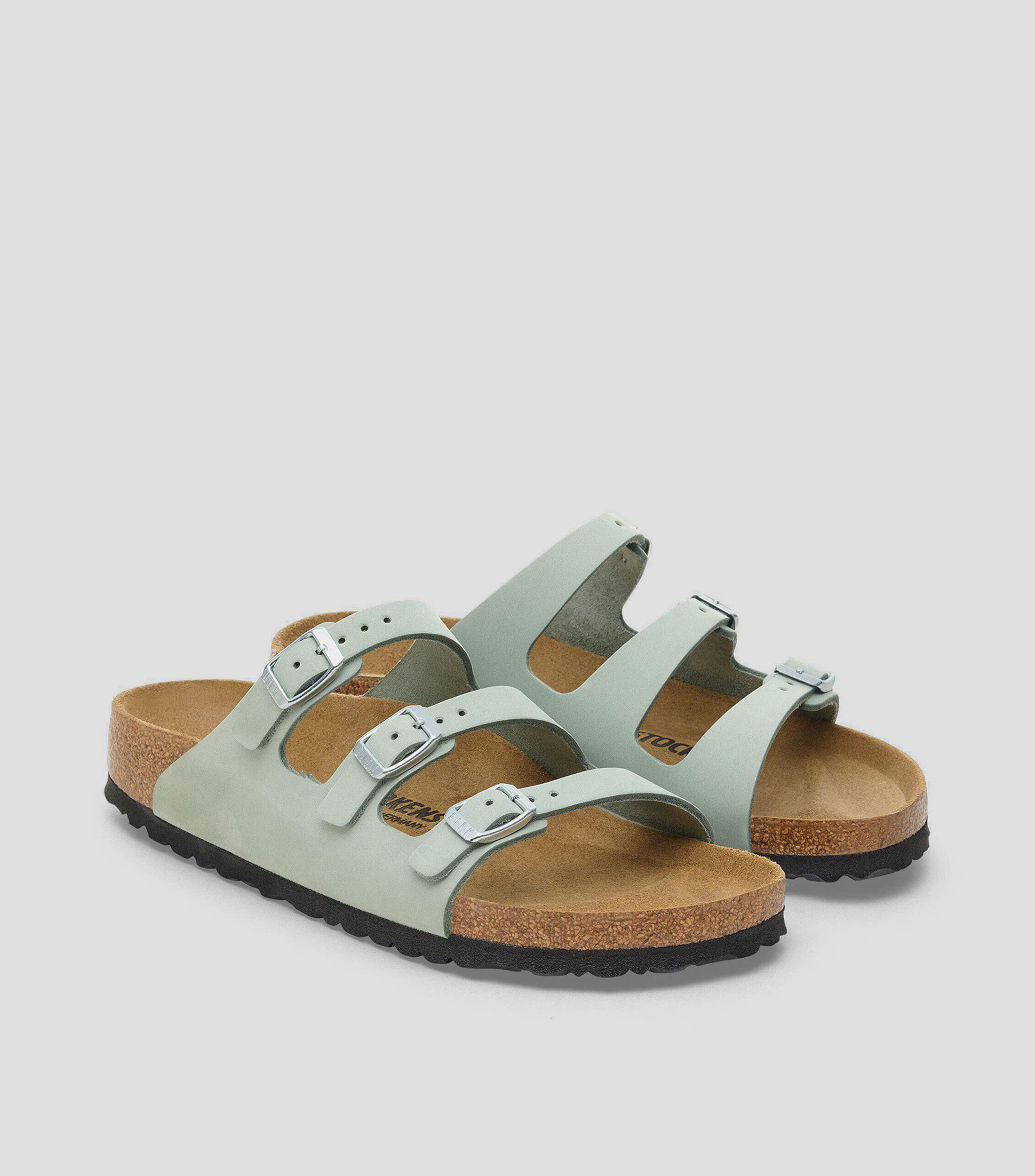Sandalias planas con correas Mujer